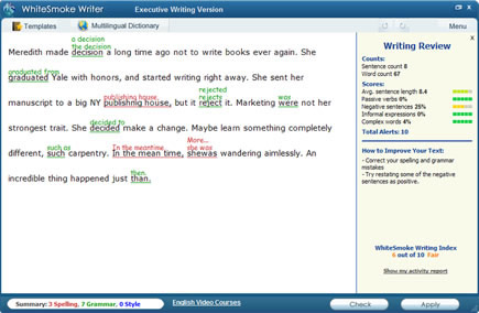 Grammar Checker Screenshot